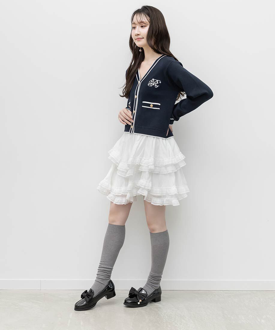  「パールチャームサテンリボンローファー」|ローファー|