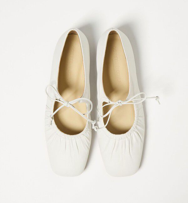 ODETTE E ODILE「ギャザートップバレエフラット10&uarr;」|バレエシューズ|