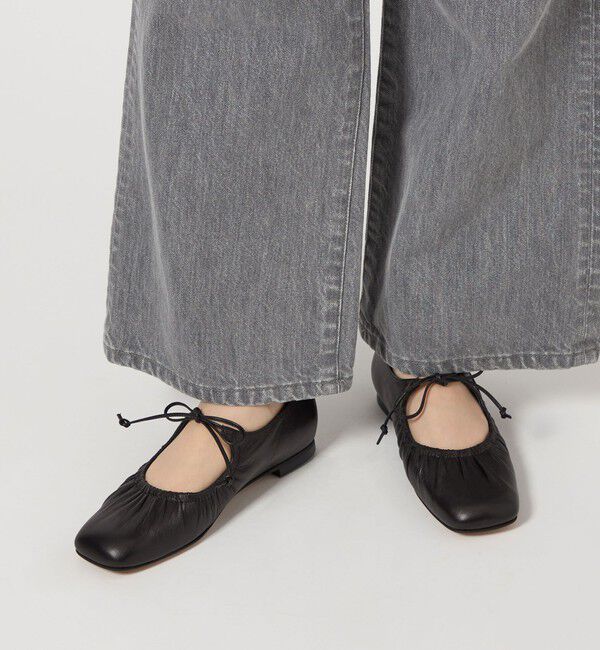 ODETTE E ODILE「ギャザートップバレエフラット10&uarr;」|バレエシューズ|