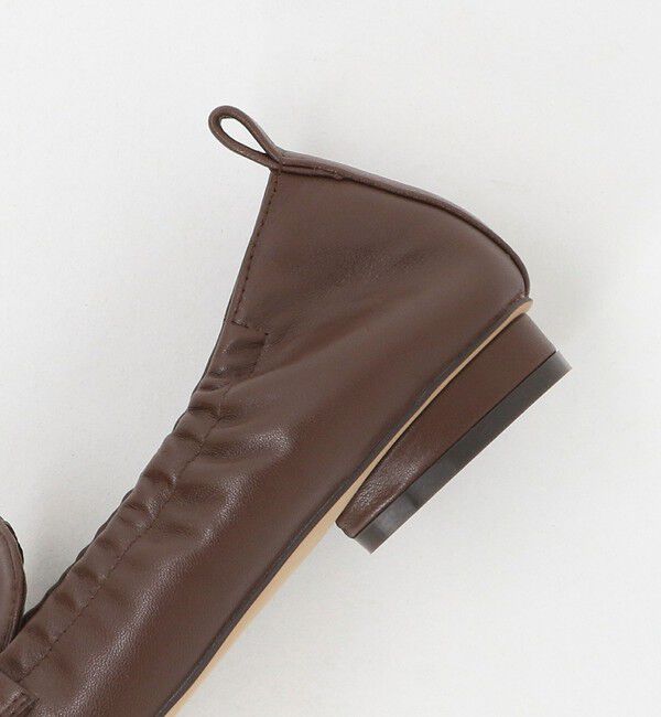 ODETTE E ODILE「ギャザービットモカ フラット15&uarr;」|ローファー|