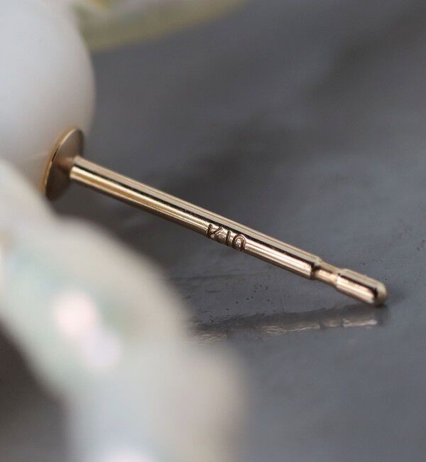 UNITED ARROWS「＜les bonbon＞BOW PRL ピアス」|ピアス|