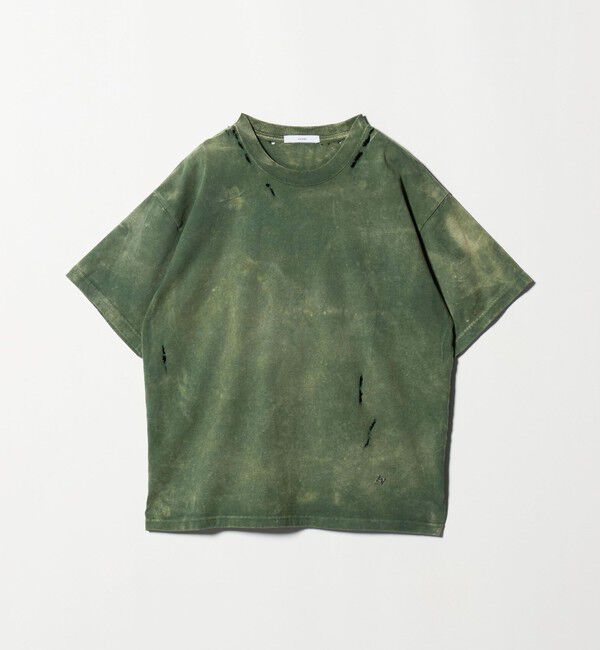 ASTRAET「＜ASTRAET＞コットン アシッド/ダメージ クルーネックTシャツ」|Tシャツ・カットソー|