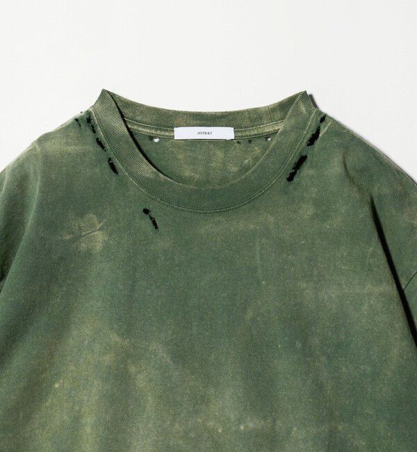 ASTRAET「＜ASTRAET＞コットン アシッド/ダメージ クルーネックTシャツ」|Tシャツ・カットソー|