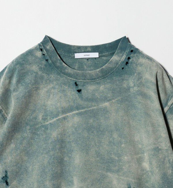 ASTRAET「＜ASTRAET＞コットン アシッド/ダメージ クルーネックTシャツ」|Tシャツ・カットソー|