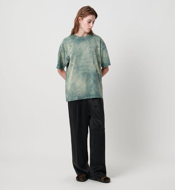 ASTRAET「＜ASTRAET＞コットン アシッド/ダメージ クルーネックTシャツ」|Tシャツ・カットソー|