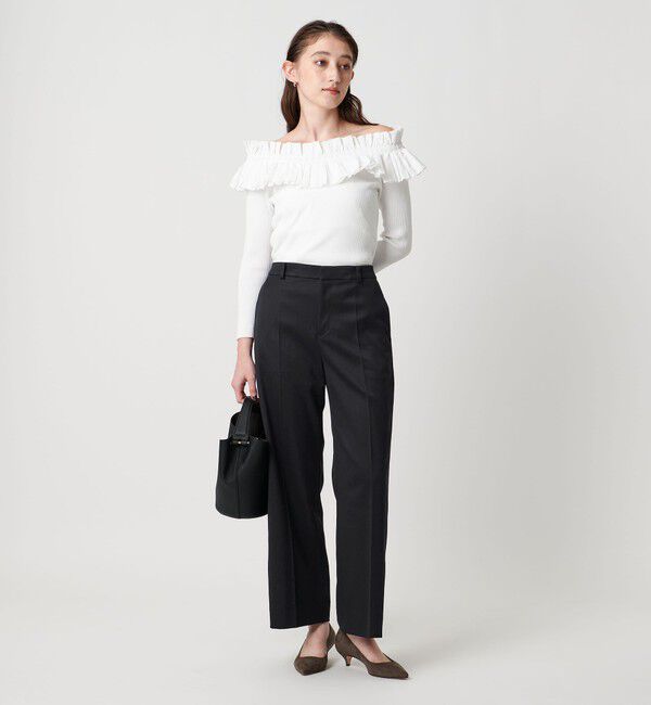 UNITED ARROWS「ブライト ワイド パンツ」|チノ|