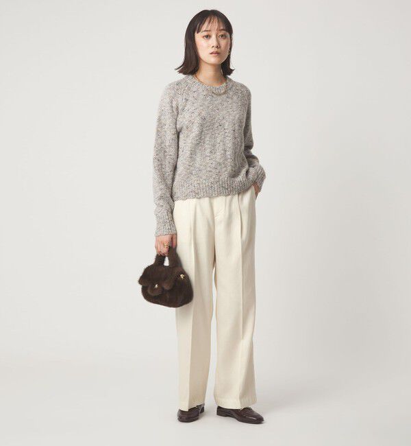 UNITED ARROWS green label relaxing「フィブリル ワイド パンツ」|スラックス|