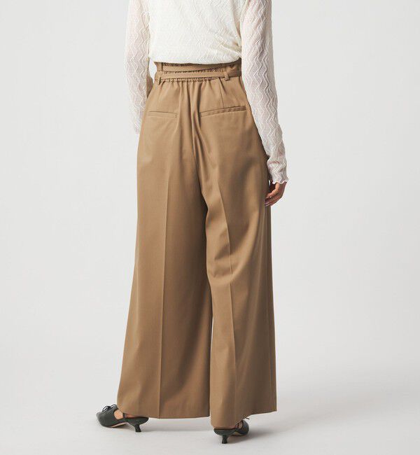 EMMEL REFINES「＜EMMEL REFINES＞EM ダブルベルト ラップライク パンツ」|チノ|