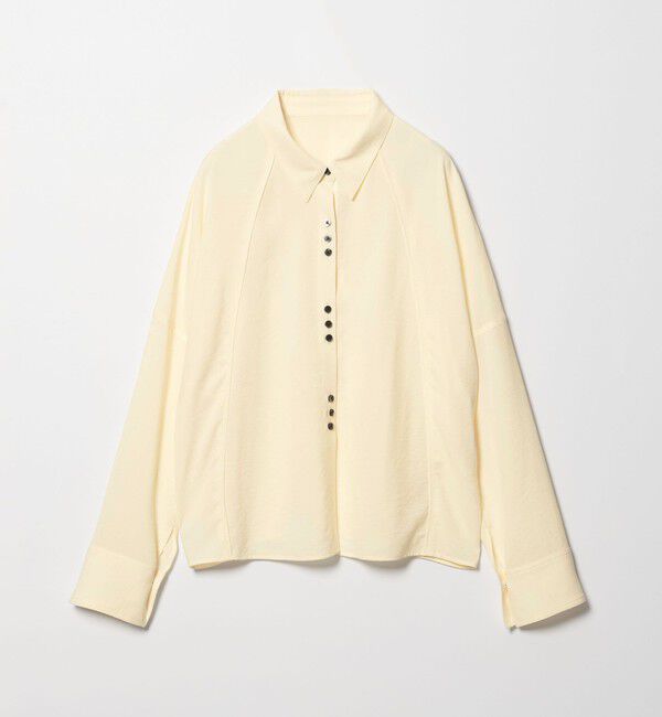 EMMEL REFINES「＜EMMEL REFINES＞EM V/ポプリン オーバー シャツ」|シャツ・ブラウス|