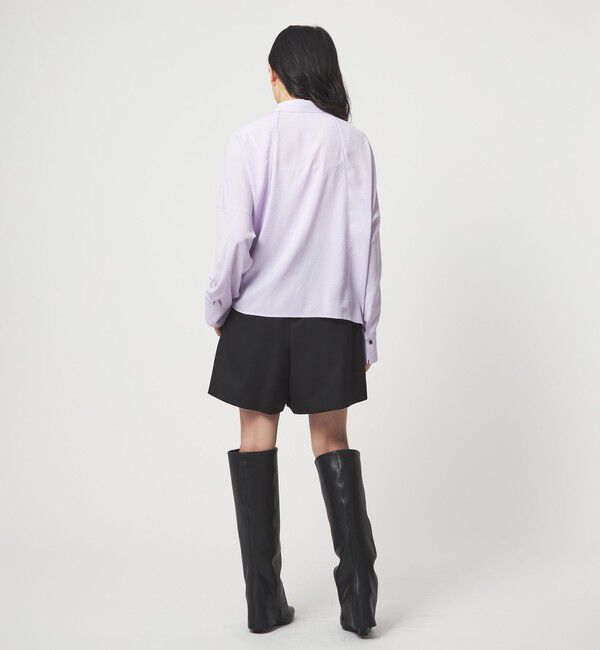 EMMEL REFINES「＜EMMEL REFINES＞EM V/ポプリン オーバー シャツ」|シャツ・ブラウス|