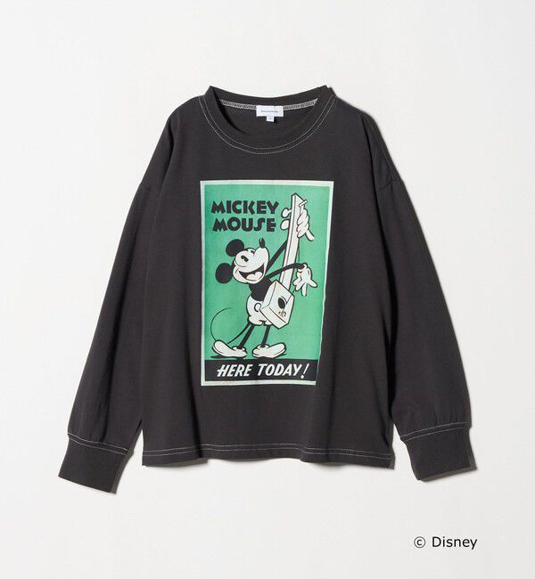 UNITED ARROWS green label relaxing「【別注】＜Disney＞キャラクター ロングスリーブTシャツ / キッズ 140cm―150cm」|Tシャツ・カットソー|DK.GRAY