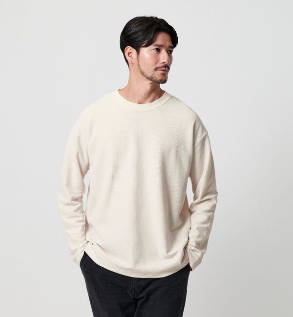 BEAUTY&YOUTH UNITED ARROWS「【WEB限定 WARDROBE SMART】エアリー カノコ  カットソー 【抗菌・防臭】」|Tシャツ・カットソー|