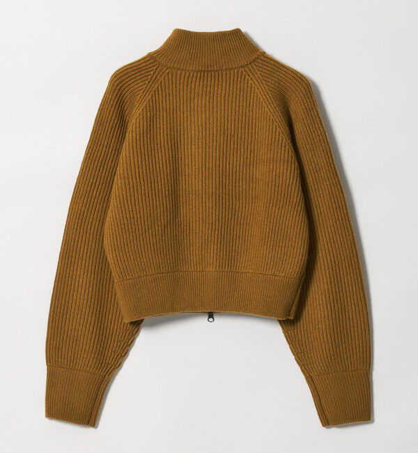 BEAUTY&YOUTH UNITED ARROWS「ウールブレンドアゼ ジップショートカーディガン」|カーディガン|