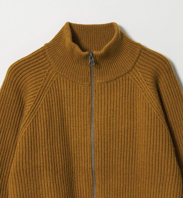 BEAUTY&YOUTH UNITED ARROWS「ウールブレンドアゼ ジップショートカーディガン」|カーディガン|