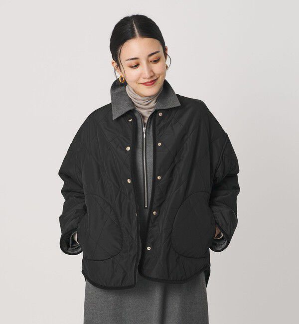 BEAUTY&YOUTH UNITED ARROWS「【WEB限定】キルティング&times;フェイクファー リバーシブルブルゾン」|その他|