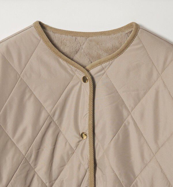 BEAUTY&YOUTH UNITED ARROWS「【WEB限定】キルティング&times;フェイクファー リバーシブルブルゾン」|その他|