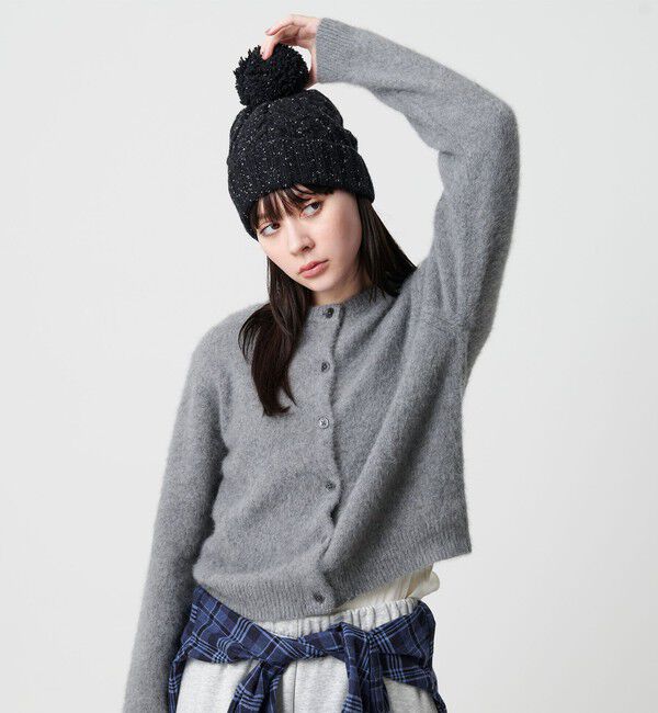 BEAUTY&YOUTH UNITED ARROWS「ネップ ポンポン ニットキャップ 2WAY」|ニット帽|