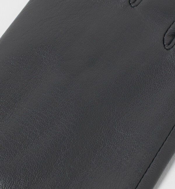 BEAUTY&YOUTH UNITED ARROWS「レザー&times;スエード コンビ リボン グローブ」|手袋|