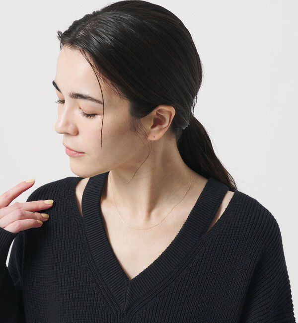 BEAUTY&YOUTH UNITED ARROWS「K10 スリム ネックレス」|ネックレス|