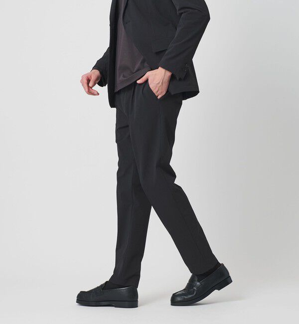 BEAUTY&YOUTH UNITED ARROWS「【WEB限定】 360&deg;MASTER スマート イージーパンツ NO.3 セットアップ対応 撥水 ストレッチ ウォッシャブル」|チノ|BLACK