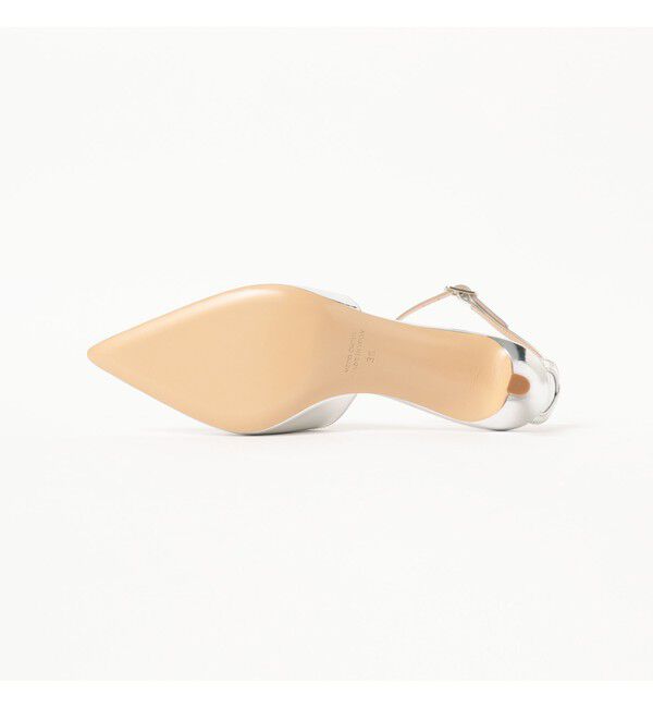 Demi-Luxe BEAMS 「NEBULONI E. / アンクルストラップ シルバー サンダル」|サンダル|