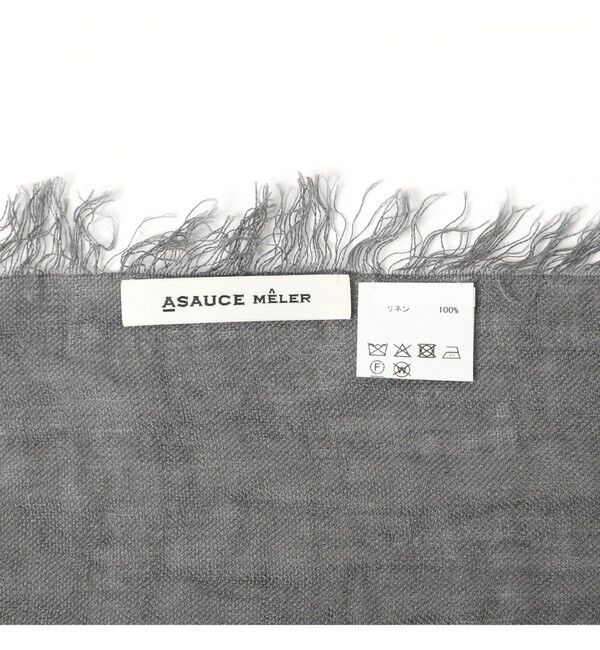 Demi-Luxe BEAMS 「ASAUCE MELER / リネン ガーゼ ストール」|ストール|
