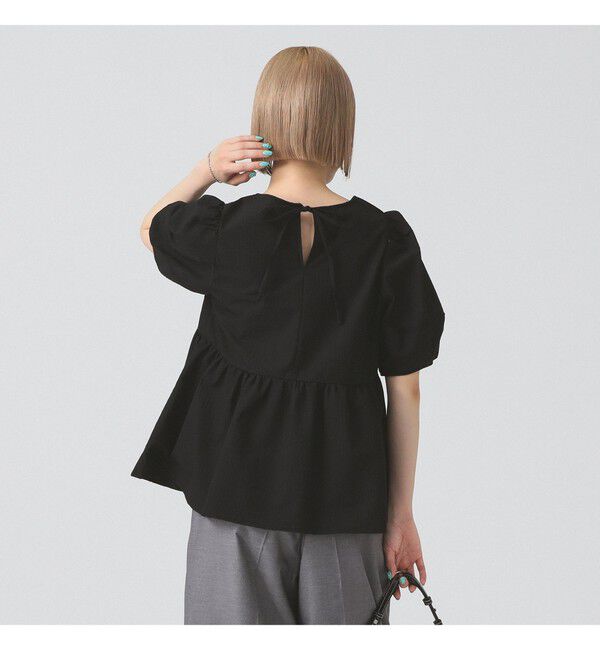 Ray BEAMS 「ランタンスリーブ ギャザー ブラウス」|シャツ・ブラウス|