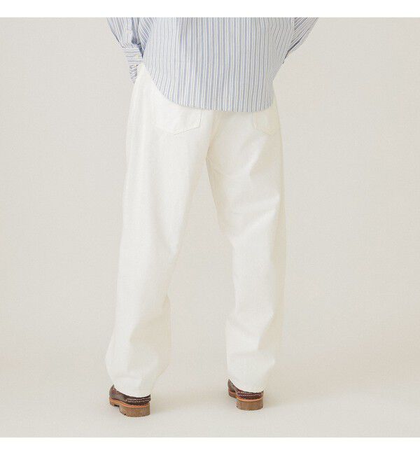 BEAMS「ワイド テーパード デニム」|デニム|