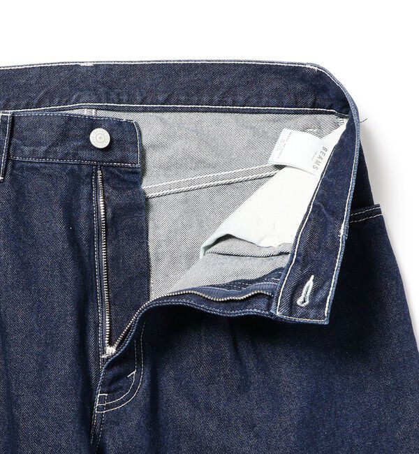 BEAMS「ワイド テーパード デニム」|デニム|