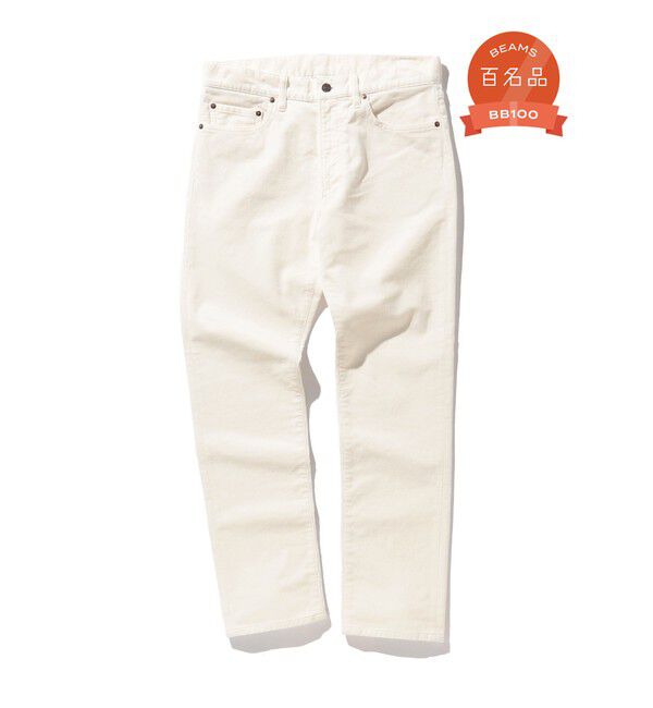BEAMS PLUS「BEAMS PLUS / 5ポケット テーパード コーデュロイ パンツ」|その他|WHITE