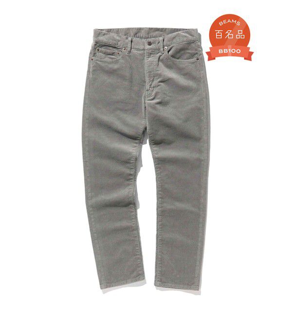 BEAMS PLUS「BEAMS PLUS / 5ポケット テーパード コーデュロイ パンツ」|その他|LT.GREY