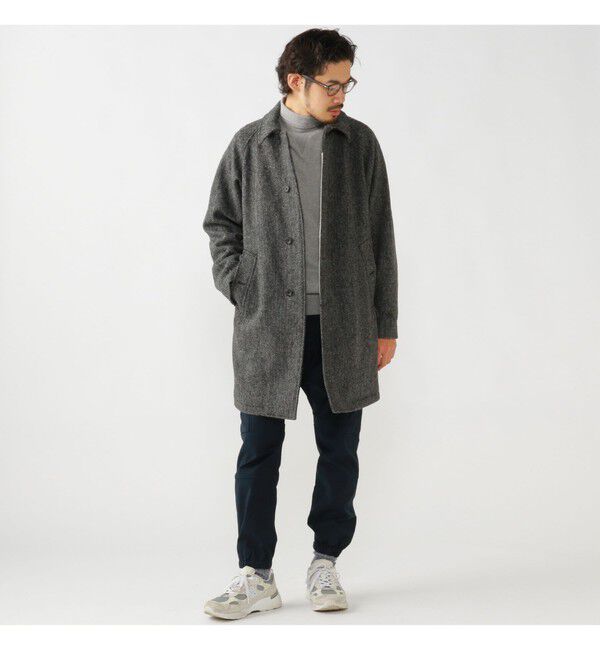 BEAMS PLUS「BEAMS PLUS / ハリスツイード バルカラー コート」|その他|