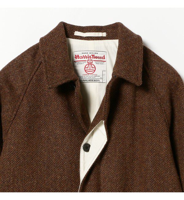 BEAMS PLUS「BEAMS PLUS / ハリスツイード バルカラー コート」|その他|