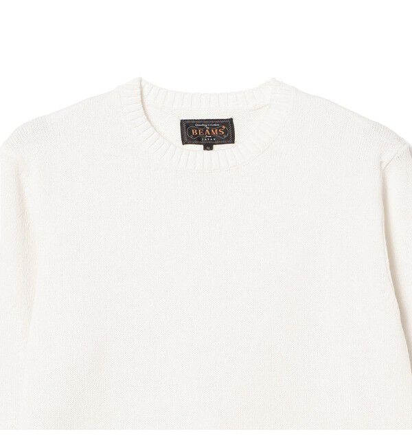 BEAMS PLUS「Crew LilyYarn 7G」|ニット・セーター|