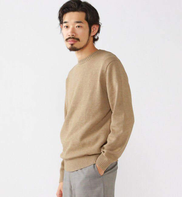 BEAMS PLUS「Crew LilyYarn 7G」|ニット・セーター|