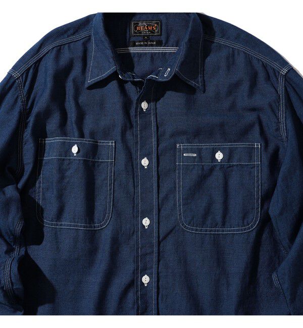 BEAMS PLUS「シャンブレー ワークシャツ」|シャツ・ブラウス|