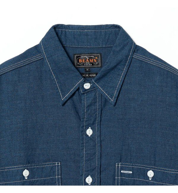 BEAMS PLUS「シャンブレー ワークシャツ」|シャツ・ブラウス|
