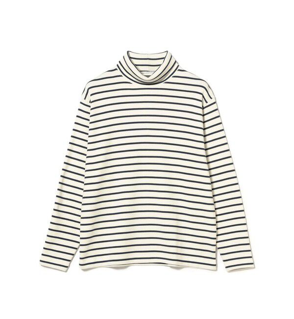 BEAMS PLUS「フライス ストライプ ハイネック」|Tシャツ・カットソー|