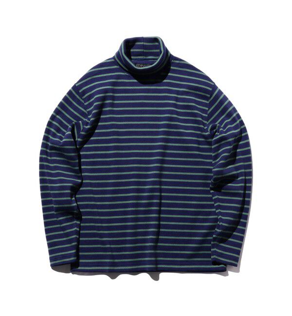 BEAMS PLUS「フライス ストライプ ハイネック」|Tシャツ・カットソー|