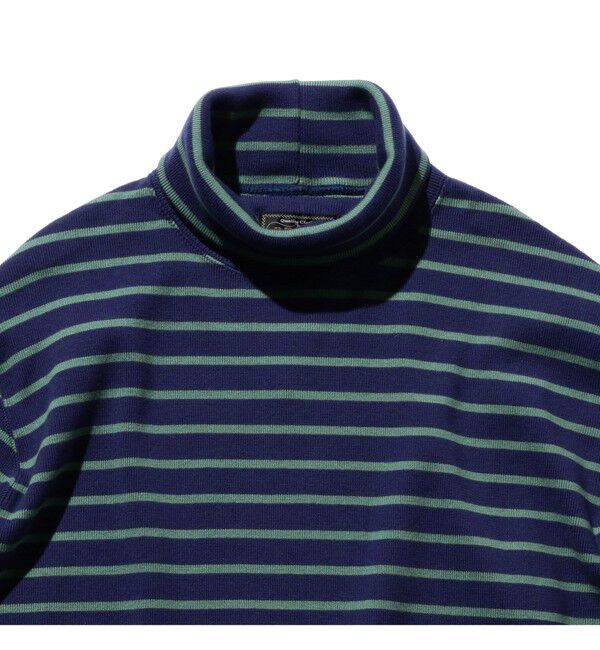 BEAMS PLUS「フライス ストライプ ハイネック」|Tシャツ・カットソー|