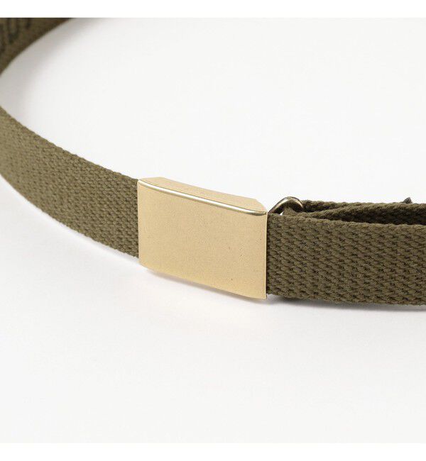 BEAMS PLUS「Plate Canvas Belt」|ベルト|