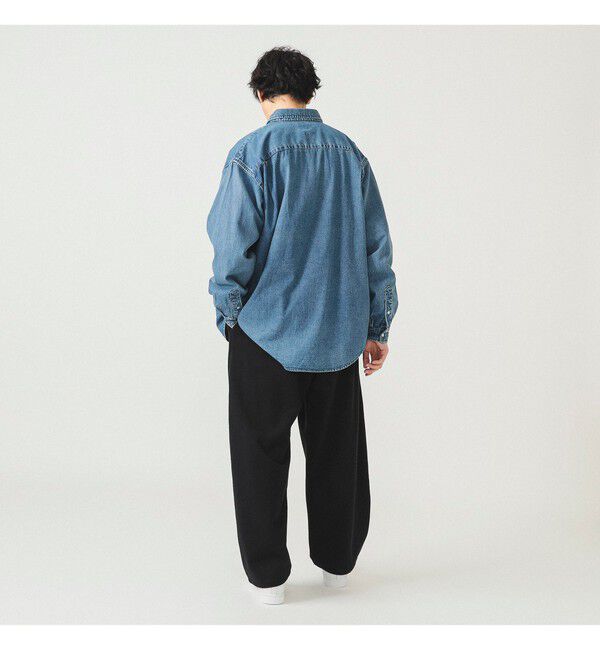 BEAMS「デニム ボタンダウンシャツ」|シャツ・ブラウス|