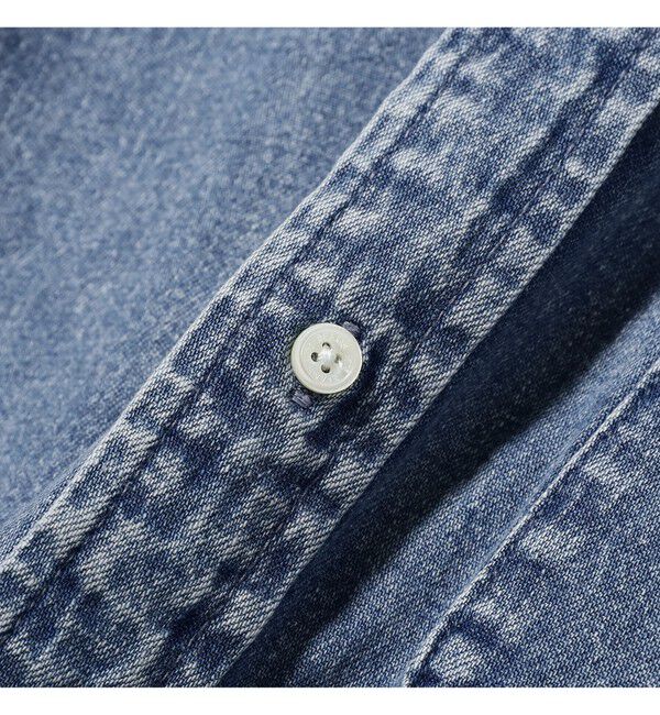 BEAMS「デニム ボタンダウンシャツ」|シャツ・ブラウス|