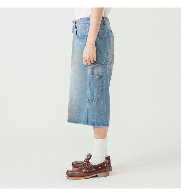 BEAMS「クォーターレングス ペインターデニム」|デニム|