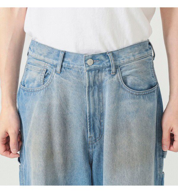 BEAMS「クォーターレングス ペインターデニム」|デニム|