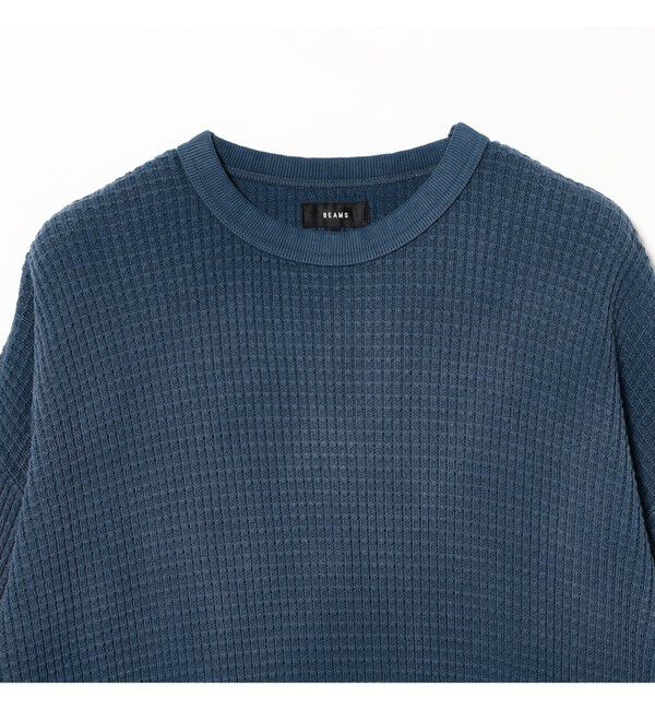 BEAMS「ワイドフィット フェード ヘビーウェイトワッフル Tシャツ」|Tシャツ・カットソー|