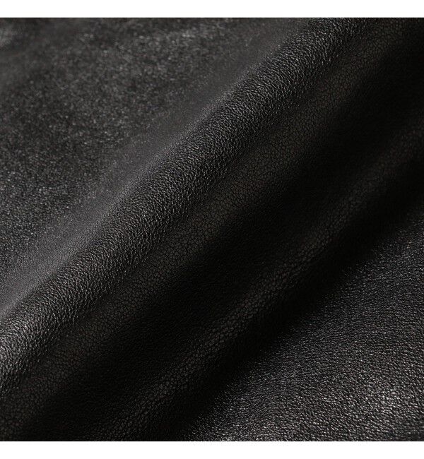 BEAMS「ワイドショートフィット G-1 シープレザー ダウンジャケット」|ブルゾン・スタジャン|