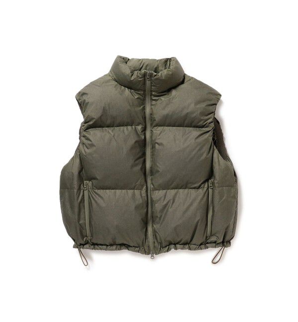 BEAMS「ワイドフィット フェード ダウンベスト」|ベスト・ジレ|