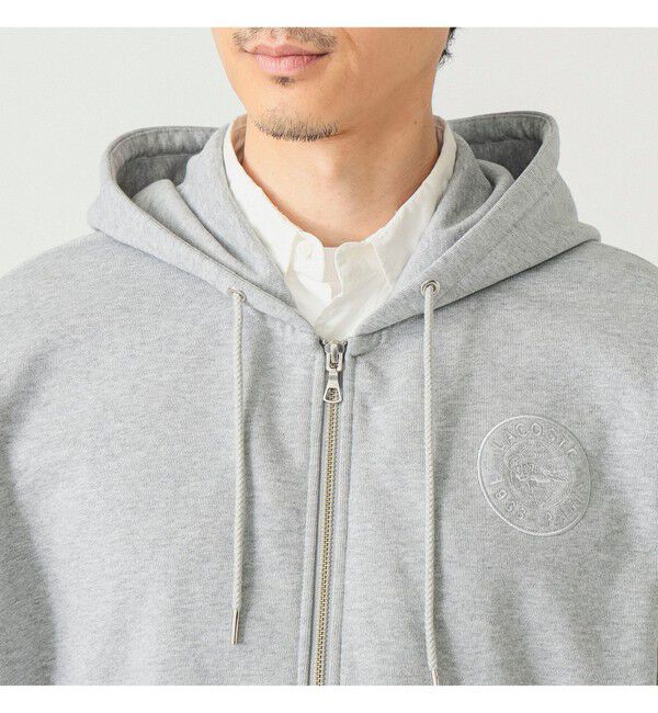 BEAMS「【別注】LACOSTE / フルジップパーカー」|スウェット・ジャージ|