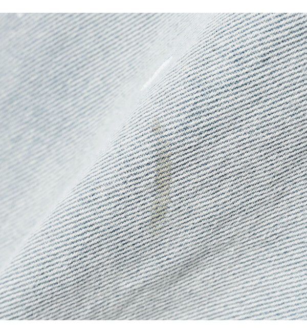 BEAMS「ワイドストレート クォーターレングス ペインターデニム」|デニム|